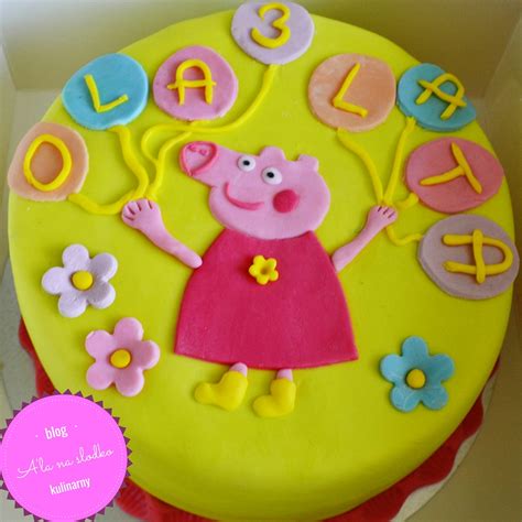 A'la na słodko: Tort Peppa