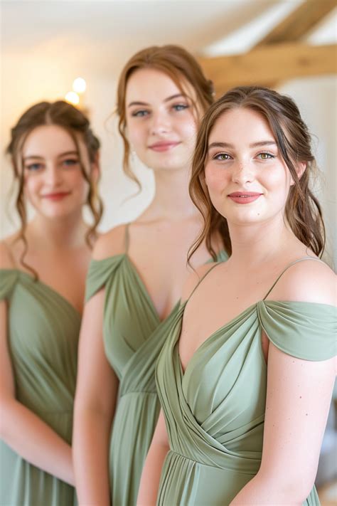 80+ Earthy Sage Green Bridesmaid Dresses | Matched Hearts