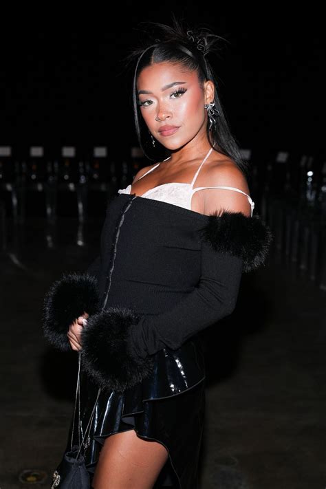 LEILANI GREEN Arrives at Sergio Hudson Fall Winter 2025 Show at New