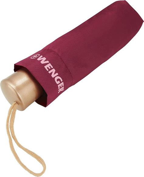 ≡ Парасолька Wenger Travel Umbrella, бургунді (611874) – купити в Києві ...
