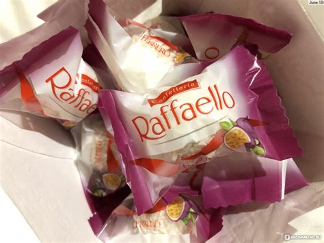 Конфеты FERRERO Raffaello маракуйя - «Непривычно, вкусно!» | отзывы