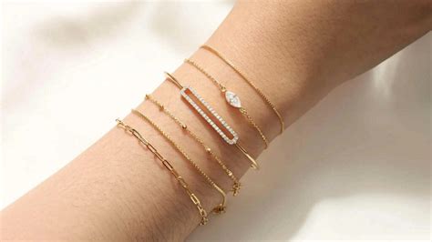 model gelang emas rantai aksesori cantik  menarik