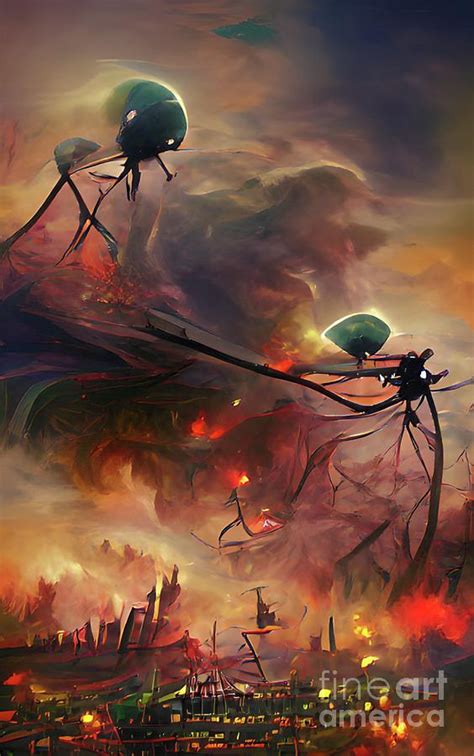 War of the Worlds Digital Art by Esoterica Art Agency - Pixels