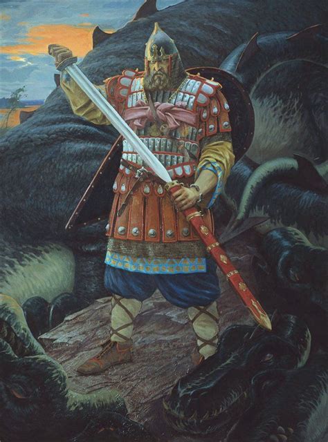 добрыня никитич былина - Поиск в Google | Fantasy art, Ancient warriors ...