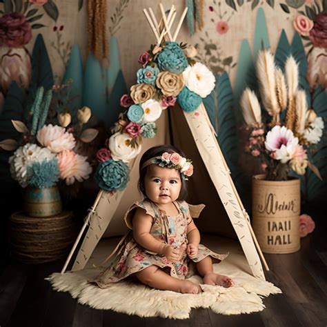 Tee Pee Tent Newborn Photophoto Digital Print Download Instant Photo ...