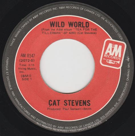 Cat Stevens – Wild World (Vinyl) - Discogs