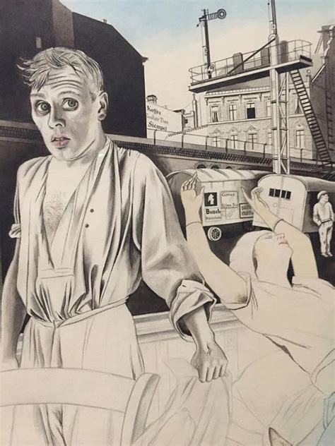 Karl Hubbuch (1891-1957, deutsch-niederländ. Maler, Lithograph und ...