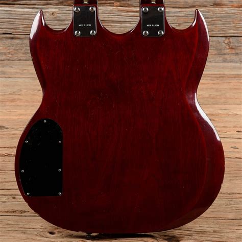 Ibanez SG Style 2402 Double Neck 6/12 Cherry 1970s – Chicago Music Exchange
