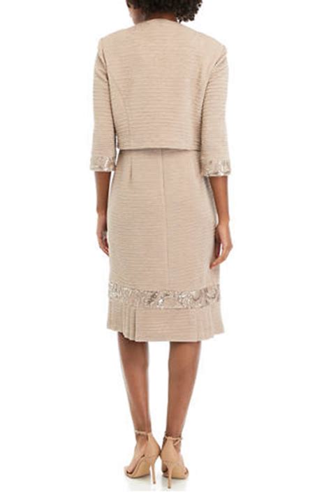 Maya Brooke Embroidered Sequin 2-Pc Jacket Dress – New Yorker's Apparel