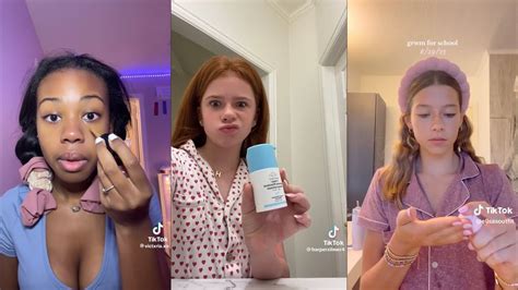 GRWM for the first day of school - TikTok compilation - YouTube