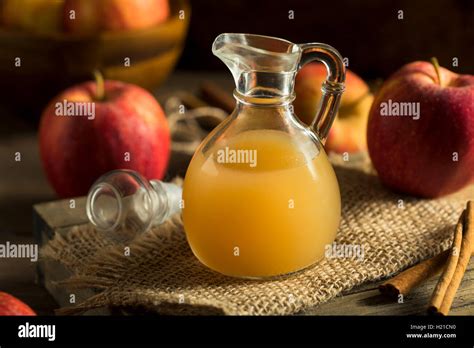 organic apple cider vinegar  res stock photography  images alamy