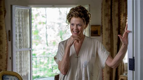 "The Seagull" movie still, 2018. Annette Bening as Irina Arkadina