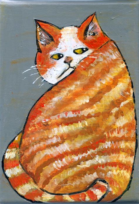 cambridge artist ginger tom cat