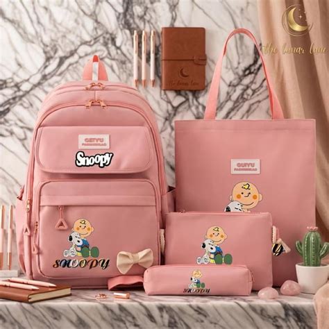 cartoon characters school bags etsy