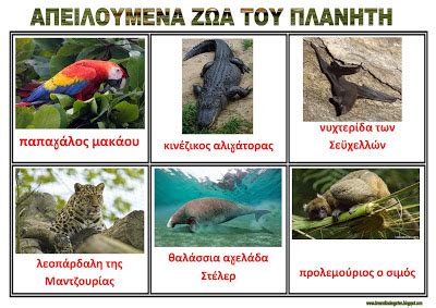 ΟΙ ΦΙΛΟΙ ΜΑΣ ΤΑ ΖΩΑ: ΑΠΕΙΛΟΥΜΕΝΑ ΖΩΑ