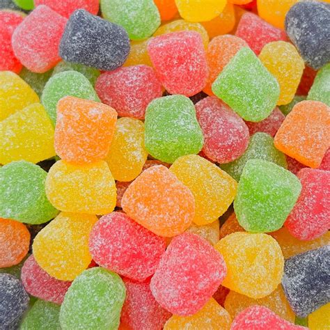 Assorted Fruit Flavored Gum Drops Candy - Old Fashioned Jellies, 3