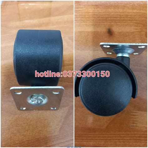 banh xe nhua phi  bass xoay khong khoa vat tu nganh