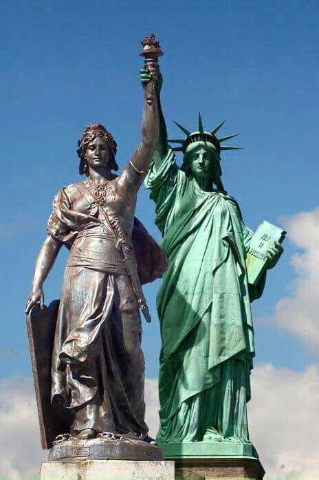 Stand with France | Statue, French statue, Lady liberty