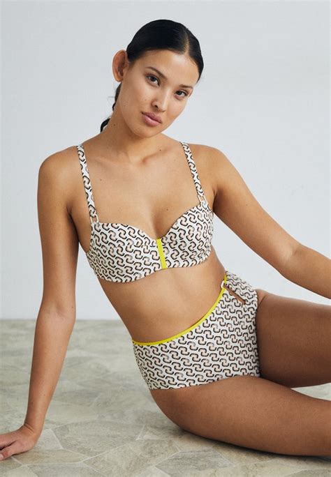 Chantelle FULL BRIEF - Bikini-Hose - turquoise ikat/mehrfarbig - Zalando.ch