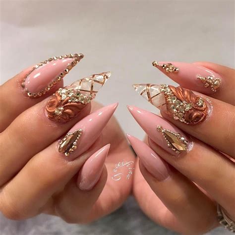 51 The most decorated nails in the world for you to do at home 2019 ...