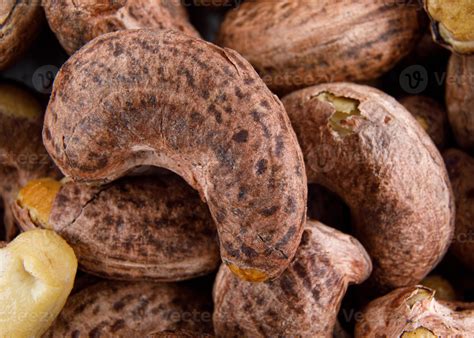Cashew raw nut backgrounds. Cashew nuts in the shell. 9799312 Stock