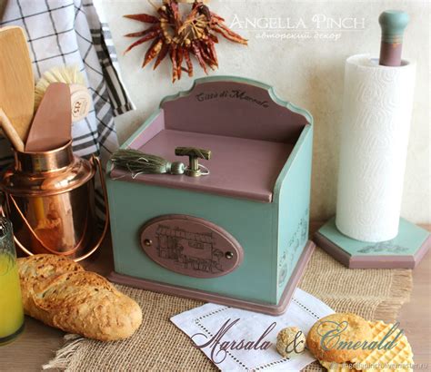 Большой короб для кухни MARSALA & EMERALD в интернет-магазине Ярмарка ...