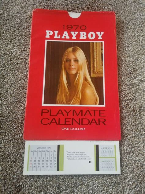 1970 Playboy Playmate Calendar with Original Slip Cover | #3884232635