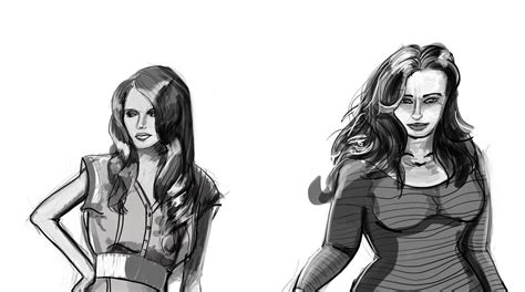 Body type sketches - AARON 'SKADIWU' JONES