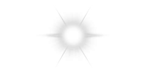White Flare Transparent Background PNG