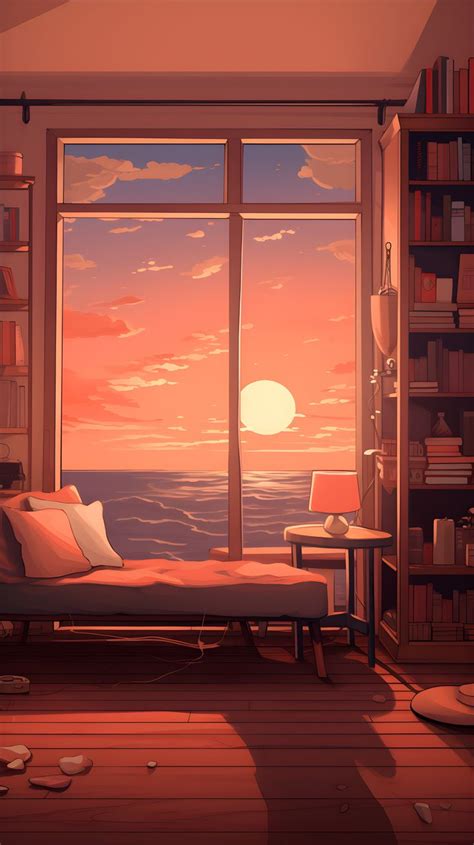 Enchanting Bookshelf Room Wallpaper
