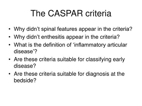 PPT - CASPAR study PowerPoint Presentation, free download - ID:1479683