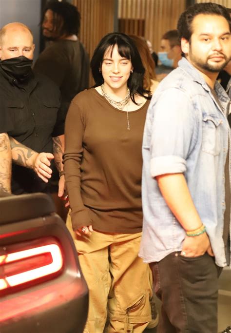 BILLIE EILISH Leaves Her Surprise Concert at Amoeba in Hollywood 07/29