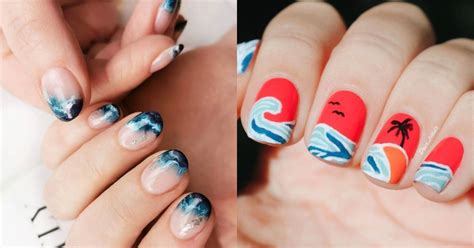 15 Beach Nail Art Designs That Go With Tan Lines - Let's Eat Cake