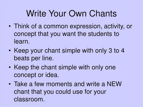 chants  teach language cataloging