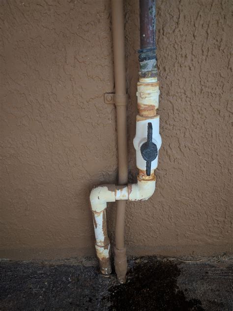 Best way to fix leaking PVC sprinkler pipe : r/homeowners