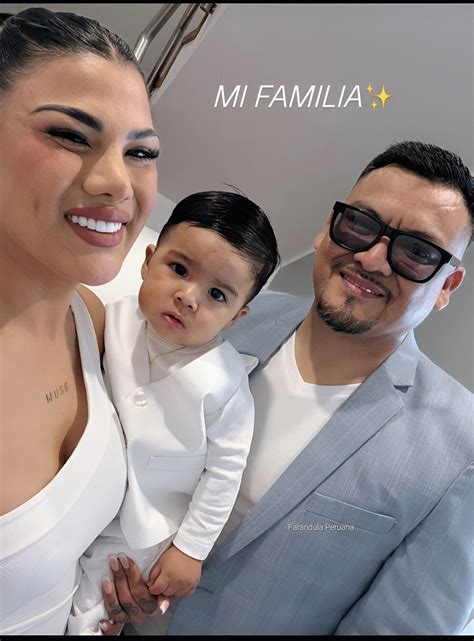 Farandula - 🥰👶 Brunella Torpoco comparte emotiva imagen del bautizo de