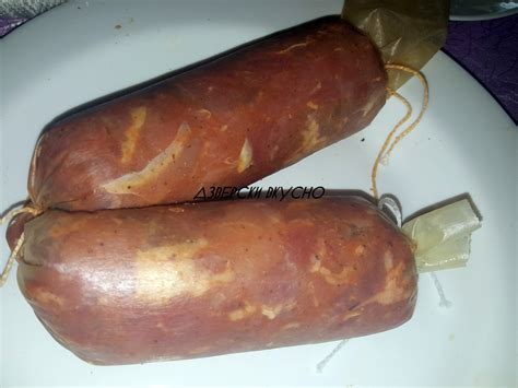 ДЗВЕРСКИ ВКУСНО: Домашен пуешко-пилешки салам