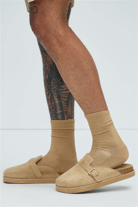 Slide Me Off Clogs - Tan | Fashion Nova