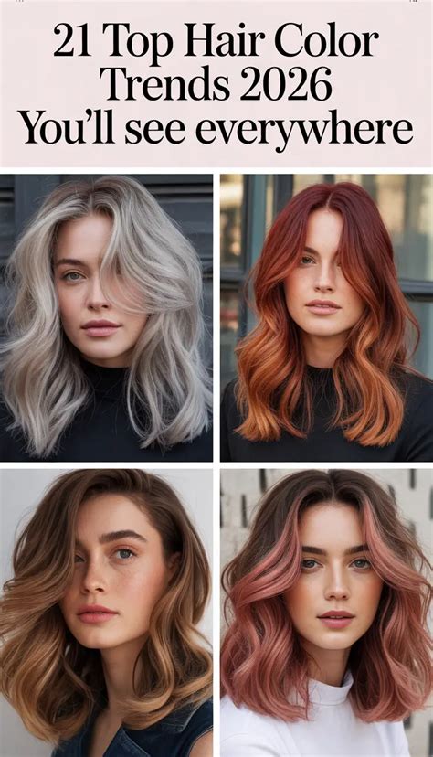 Top hair color trends 2026 you’ll see everywhere — latest ideas for ...