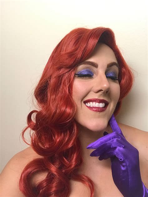 Jessica Rabbit Makeup | Jessica rabbit makeup, Makeup looks, Jessica rabbit