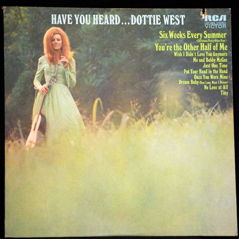 Signed - Dottie West Careless Hands and Have You Heard...Dottie West LP's