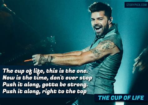 12 Lyrics From Ricky Martin Songs That Will Fill Your 'Cup Of Life ...