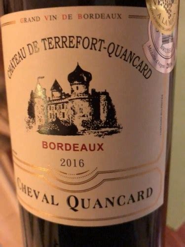 Château de Terrefort-Quancard Bordeaux | Vivino