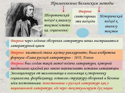 Литературно-критическая деятельность В.Г. Белинского (1811-1848 ...
