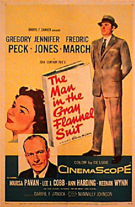 The Man in the Gray Flannel Suit 1956 U.S. One Sheet Poster ...