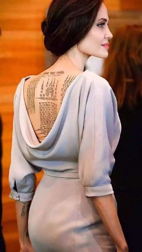 Pin by 🎶 on Makeup and Women’s fashion👗 | Angelina jolie tattoo ...