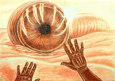 Иллюстрация Дюна. Атака песчаного червя | Illustrators.ru