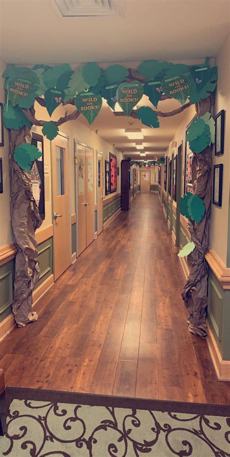 enchanted forest hallway decor