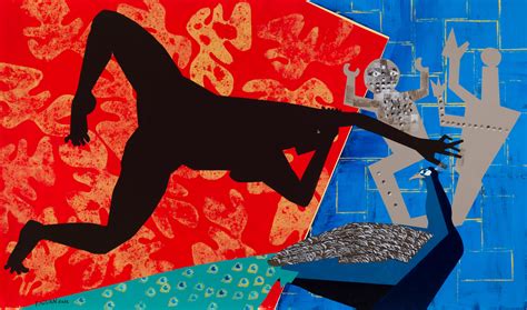 Alexandru Rădvan - A Quiet Day - Yellow, Green, Blue, Male, Nude