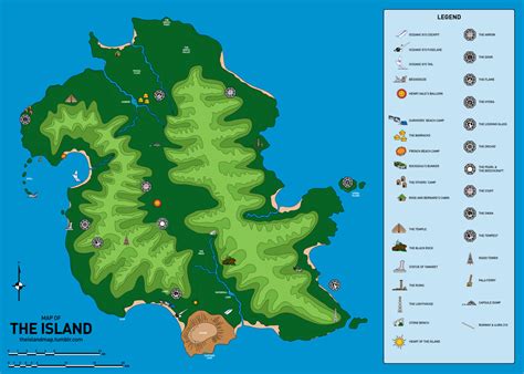 The Island Map | The Island Map project is one year old today, so...